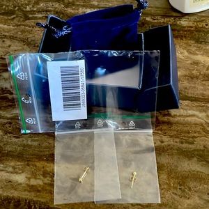 STEFANO ORO 14K GOLD POLISHED BEAD STUD EARRINGS 3MM